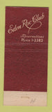 Matchbook Cover - Eden Roc Club New York City  30 Stick