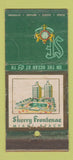 Matchbook Cover - Sherry Frontenac Miami Beach FL WORN 30 Stick