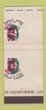 Matchbook Cover - Quo Vadis New York City MISCUT? 30 Stick