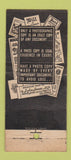 Matchbook Cover Renninger Graves Architects Philadelphia PA 21 Strike Feature