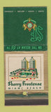 Matchbook Cover - Sherry Frontenac Miami Beach FL WORN 30 Stick