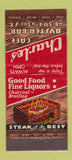 Matchbook Cover - Charles' Cafe Oyster Bar New York City 21 Strike Feature