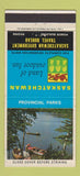 Matchbook Cover - Saskatchewan Tourism Regina SK Provincial Parks 30 Strike