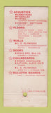 Matchbook Cover - Kansas City Natural Slate MO 30 Strike