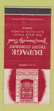 Matchbook Cover - Dupage Trust Glen Ellyn IL 30 Strike