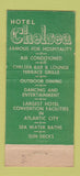 Matchbook Cover - Hotel Chelsea Atlantic City NJ WEAR 30 Stick