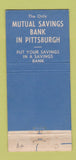 Matchbook Cover - The Dollar Savings Bank Pittsburgh PA 21 Strike Feature
