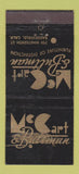 Matchbook Cover - McCart & Bultman Furniture Bakersfield CA 21 Strike Feature