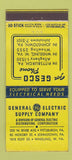 Matchbook Cover - GE General Electric Pittsburgh PA 30 Stick