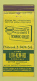 Matchbook Cover - Lith Kem Ko Chemical Brooklyn NY  21 Strike Feature