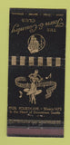 Matchbook Cover - Town & Country Club Seattle WA WEAR 30 Stick
