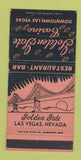 Matchbook Cover - Golden Gate Casino Las Vegas NV girlie 30 Strike