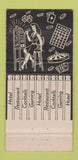 Matchbook Cover - Golden Gate Casino Las Vegas NV girlie 30 Strike