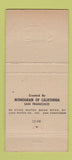 Matchbook Cover - Match Grins Joke Chamber Pot? Poop San Francisco 30 Stick