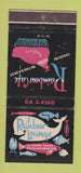 Matchbook Cover - Rainbow Lounge Kelso WA 21 Strike Feature