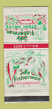Matchbook Cover - Jolly Fisherman Steak House Roslyn NY 30 Strike