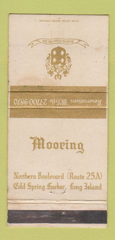 Matchbook Cover - Mooring Cold Spring Harbor LI NY WEAR 30 Strike