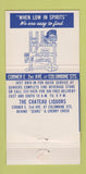 Matchbook Cover - The Chateau Denver Colorado 30 Strike