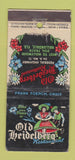Matchbook Cover - Old Heidelberg Hallandale FL WEAR DISPLAY 21 Strike Feature