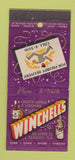 Matchbook Cover - Winchell's Liquors Albany NY 21 Strike Feature
