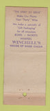 Matchbook Cover - Winchell's Liquors Albany NY 21 Strike Feature