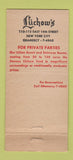 Matchbook Cover - Lucho's Restaurant New York City 30 Stick