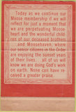 Matchbook Cover - Moose Lodge Burlington IA 40 Strike
