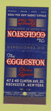 Matchbook Cover - Eggleston Restaurant Rochester NY 21 Strike Feature