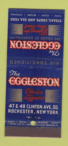 Matchbook Cover - Eggleston Restaurant Rochester NY 21 Strike Feature