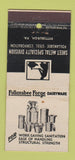 Matchbook Cover - Follansbee Forge Dairy Ware Pittsburgh PA 21 Strike Feature