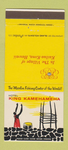 Matchbook Cover - Hotel King Kamehameha Kailua Kona Hawaii 30 Strike