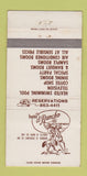 Matchbook Cover - Hotel El Rancho Gallup NM Route 66 WEAR 30 Strike