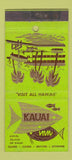 Matchbook Cover - Kauai Inn Hawaii WEAR 30 Stick