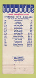 Matchbook Cover - Hotel St George Golf Beach Club Bermuda 30 Strike