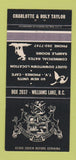 Matchbook Cover - Williams Lake Motel BC 30 Strike