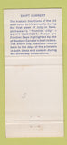 Matchbook Cover - Saskatchewan Tourism Regina SK Swift Current 30 Strike