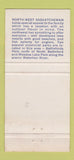 Matchbook Cover - Saskatchewan Tourism Regina SK NW Saskatchewan 30 Strike