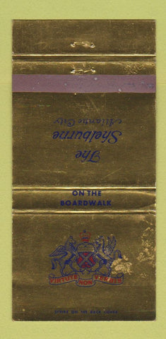 Matchbook Cover - Shelburne Hotel Atlantic City NJ WEAR 30 Strike