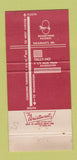 Matchbook Cover - Tally Ho Motor Lodge Wilmington DE WORN 30 Strike