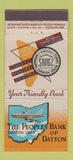 Matchbook Cover - Peoples Bank of Dayton OH 21 Strike Feature
