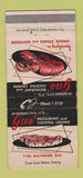 Matchbook Cover - Gus' Restaurant Kansas City MO lobster 30 Strike