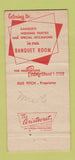 Matchbook Cover - Gus' Restaurant Kansas City MO lobster 30 Strike