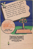 Matchbook Cover - Memorial Shrine Wyoming PA funeral home 40 Strike