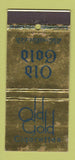 Matchbook Cover - Old Gold Cigarettes WEAR 30 Stick