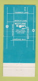 Matchbook Cover - West Lane Bowling Stockton CA 30 Strike