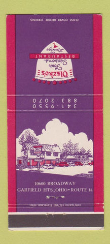 Matchbook Cover - Olszko's Restaurant Garfield Heights OH 30 Strike