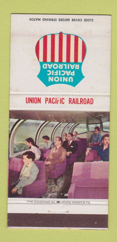 Matchbook Cover - Union Pacific Railroad Domeliners WEAR 30 Strike
