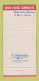 Matchbook Cover - Union Pacific Railroad Domeliners WEAR 30 Strike