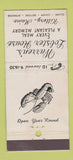 Matchbook Cover - Warren's Lobster House Kittery ME 30 Strike