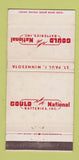 Matchbook Cover - Gould National Batteries St Paul MN WEAR 30 Strike